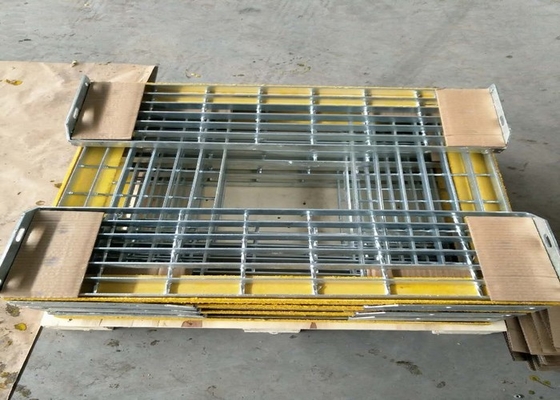 China Pisadas de escalera de rejilla de acero T6 con acero con poco carbono de sospecha antideslizante amarillo proveedor