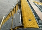 Pisadas de escalera de rejilla de acero T6 con acero con poco carbono de sospecha antideslizante amarillo proveedor