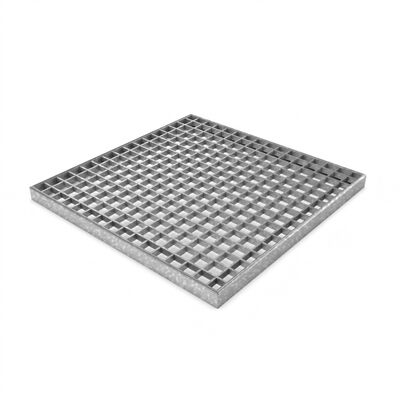 Rejas de acero galvanizado personalizables con barra de rodamiento de 15/20/30/34.3/40/60 mm para aplicaciones de carga duradera
