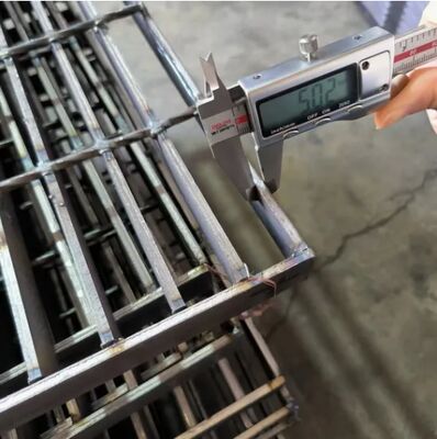 Rejas de acero inoxidable galvanizado con 38/50/76/100 mm de tramo de barra transversal para un drenaje óptimo