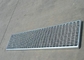 Cubierta de acero del dren de la reja del alto rendimiento con la barra del transporte del marco 25 x 5 proveedor