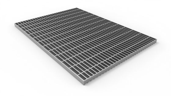 Acero suave 25X5mm barras de rodamiento galvanizadas de rejilla proveedor estándar 6.0 metros
