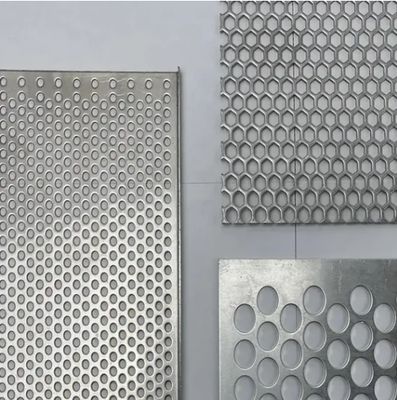 Panel de malla metálica perforada de acero inoxidable con diamantes de alta calidad