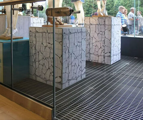 Rejas de acero galvanizado de DIP caliente de trabajo pesado Rejas de barra a precio de fábrica