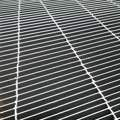 Rejilla de acero para superficie plana con barra de carga de 25x3 y galvanizado por inmersión en caliente para plataformas de pasarela