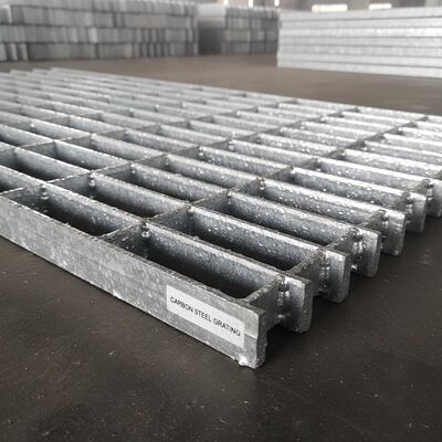 Hot Dip Galvanizing Serrated Plain Bar Carbon Steel Grating for Heavy Load Applications