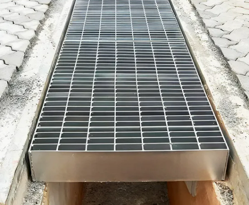 Rejas de acero galvanizado de alta seguridad para sistemas de drenaje de pisos con tamaños personalizables