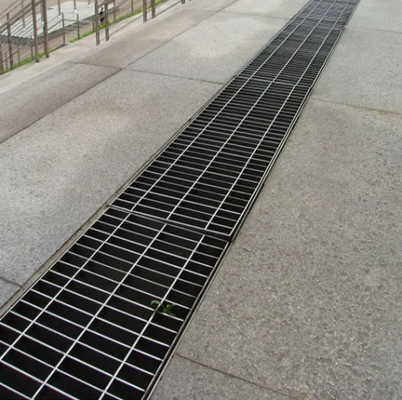 Galvanized Steel Bar Grating Panels with High Strength and Hot-Dip Galvanized for Floor Walkway