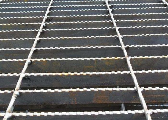 Reja de la barra de acero de carbono Q235, aprobación que suela de rejilla de acero galvanizada ISO9001
