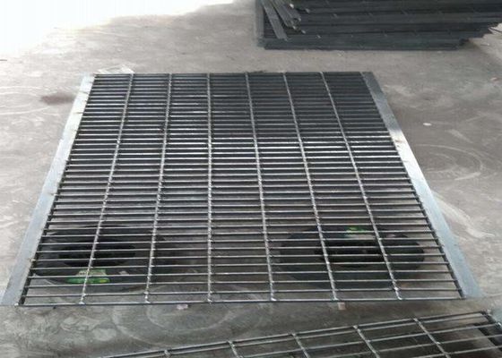 Rejillas del metal del SGS para las calzadas/el canal rectangular 50/echada torcida 100m m de la barra
