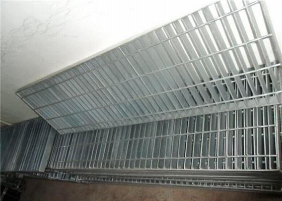 Cubierta de acero del dren de la reja del alto rendimiento con la barra del transporte del marco 25 x 5