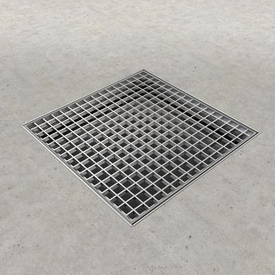 Rejas de acero inoxidable de alta resistencia al deslizamiento Material Q235/Q345/SS304/SS316