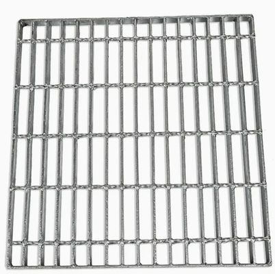 Peso por metro cuadrado de rejilla de piso de acero galvanizado por inmersión en caliente para trabajo pesado