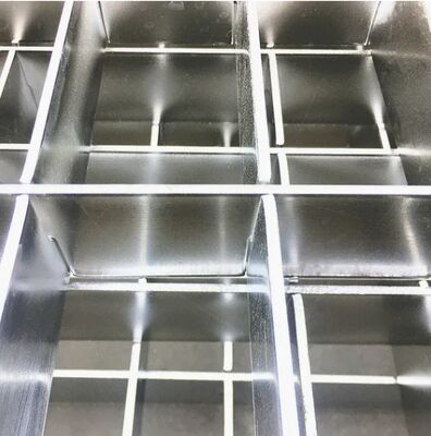 Rejas de acero dentado galvanizado de trabajo pesado para cubiertas de zanjas y desagües