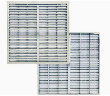 Rejas de acero galvanizado de 30 x 3 mm para plataformas industriales y drenaje