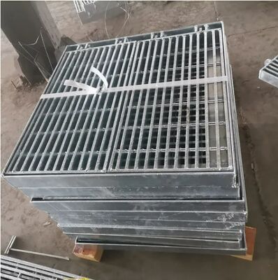 Rejas de acero inoxidable galvanizado con dimensiones personalizables y superficie resistente al deslizamiento para uso industrial