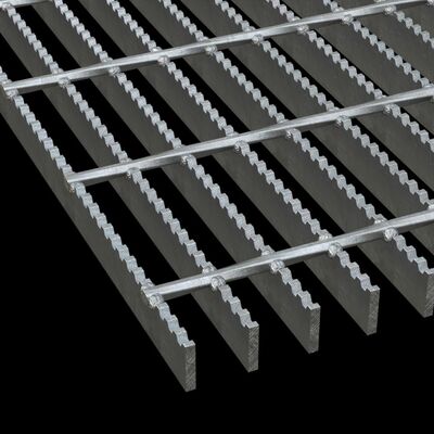 Rejas de acero dentado antirrosia con galvanizado en caliente para plataformas duraderas