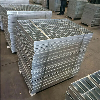 Rejilla de acero dentada galvanizada en caliente con barra portante de 25x5 mm para aplicaciones de alta resistencia