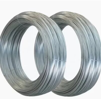 0.7 mm 25 kg/rollo alambre de unión de hierro galvanizado resistente a la corrosión para cercas y construcción